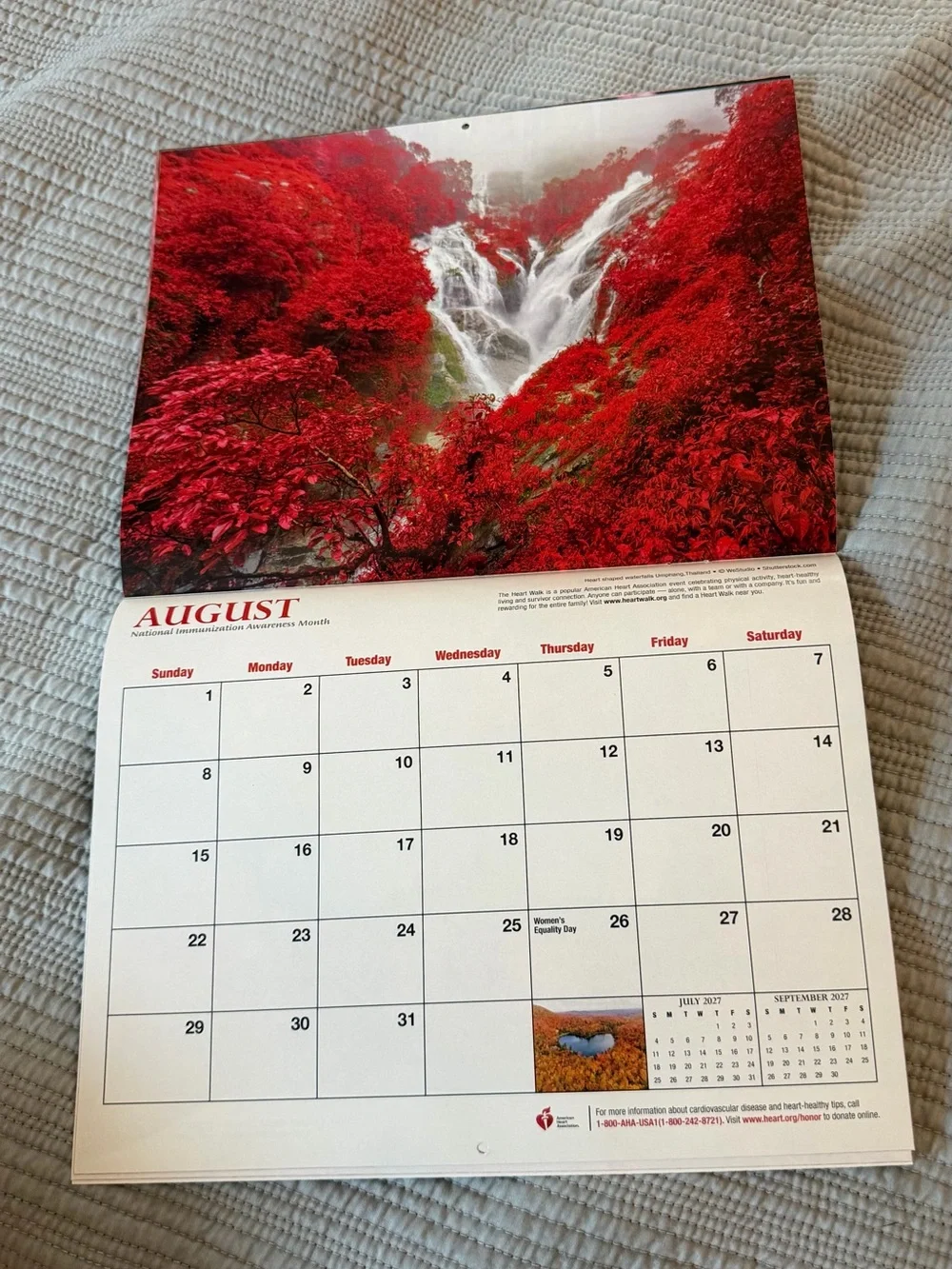 Hearts of America 2027 Calendar